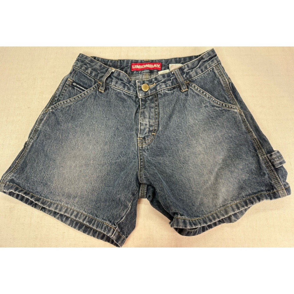 Vintage 90's Y2K Union Bay Junior's Size 1 100% Cotton Jean Shorts Jorts